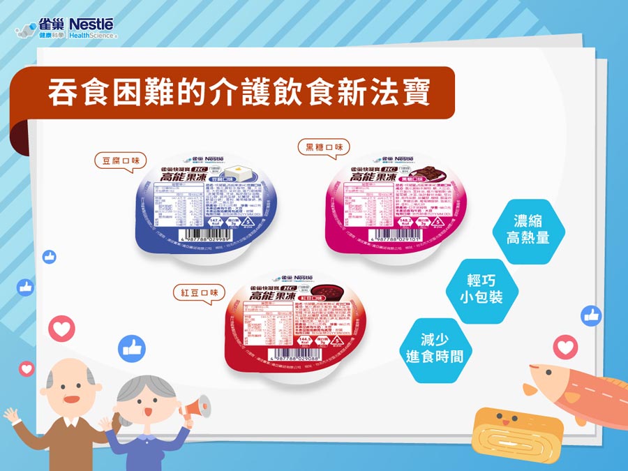 吞食困難新解方 快凝寶高能果凍